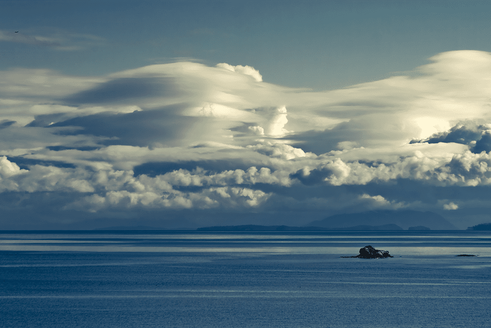 Cloud Mountains - 01/21/2013 - Strait of Georgia